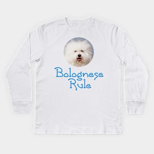 Bolognese Rule Kids Long Sleeve T-Shirt